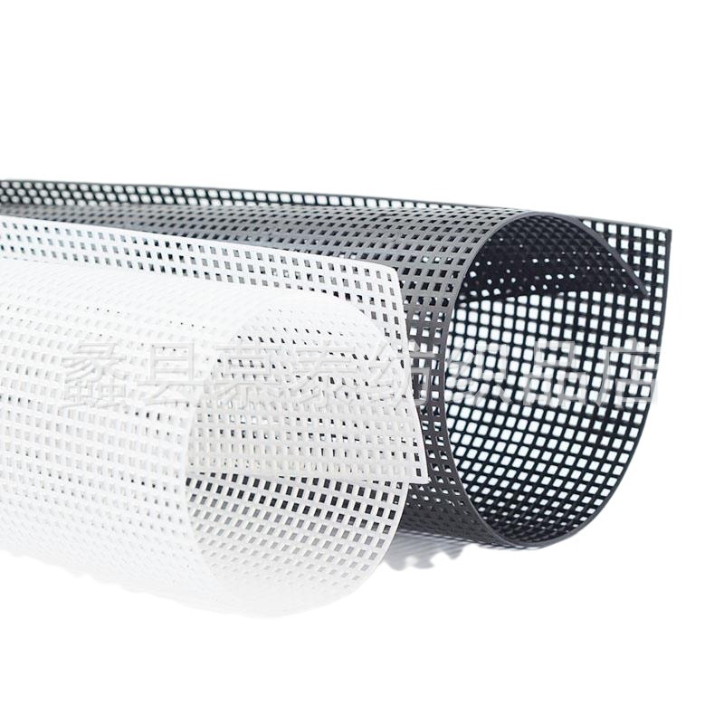 Picture of Square Plastic Mesh Diy Hook Bag Mesh Bottom Tissue Box Shaped Handmade Accessories Ring Bottom Woven