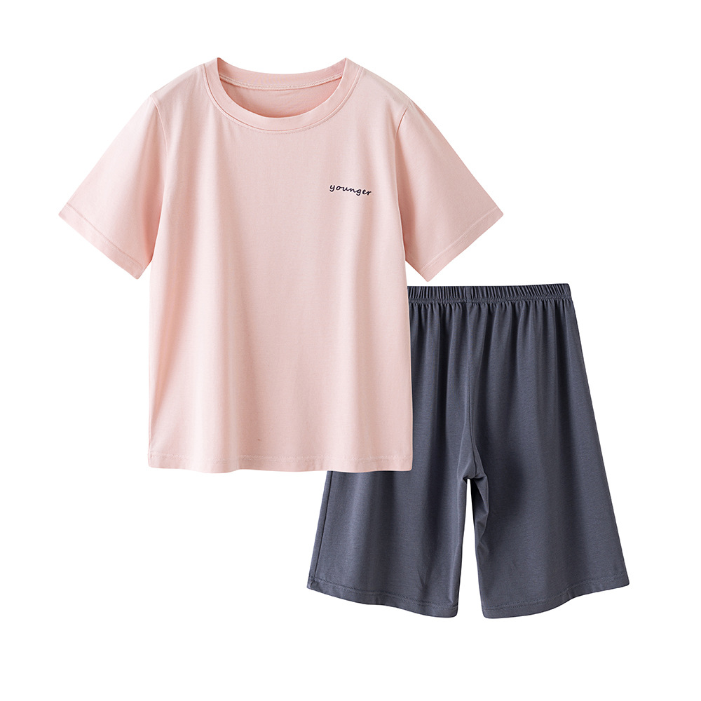 Picture of Boys' Pajamas Summer Class A Short-sleeved Modal Thin 2025 New Children's Summer suit Home