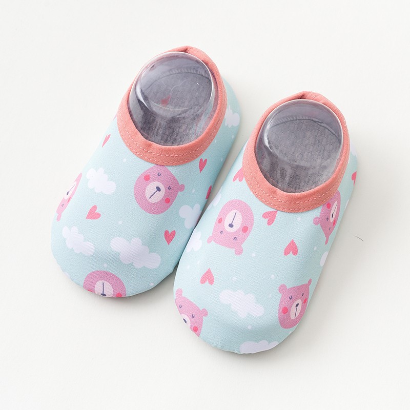 Picture of Spring and Summer Non-Slip Toddler Shoes Baby Floor Shoes Baby Shoes Mesh Type a Three-Year-Old Kidsren's Socks Nylon Boat Socks