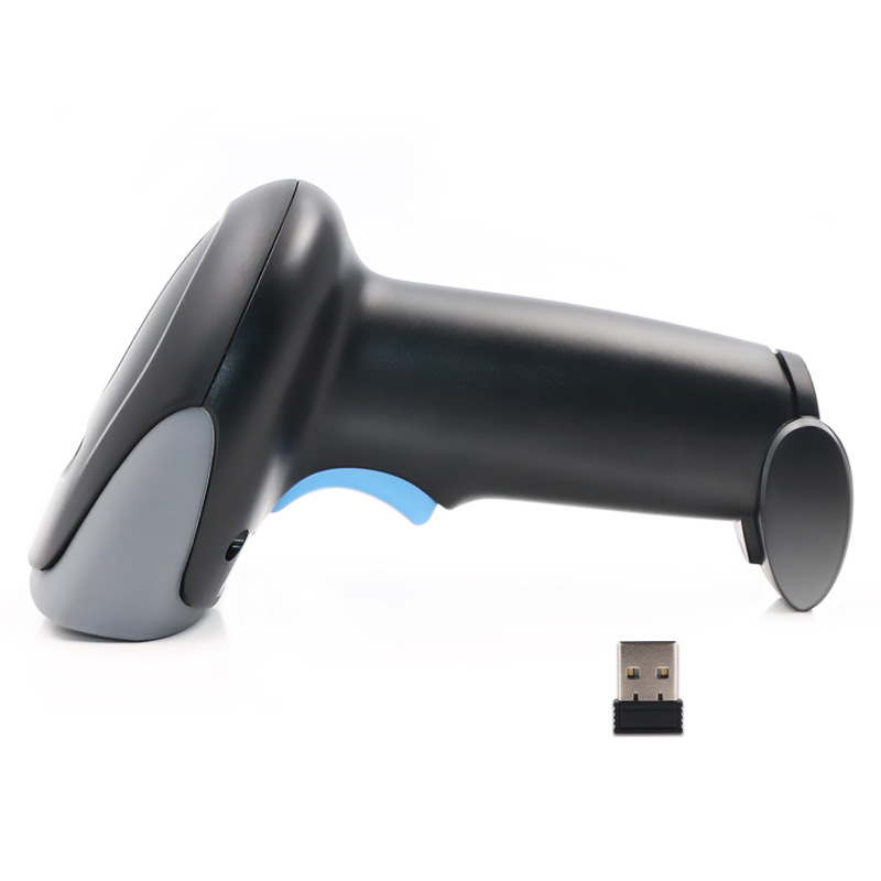 Picture of Youku 2D Scanner Gun Bluetooth Laser Wireless Barcode Supermarket Cashier Express Logistics Handheld Wired Scanner Gun