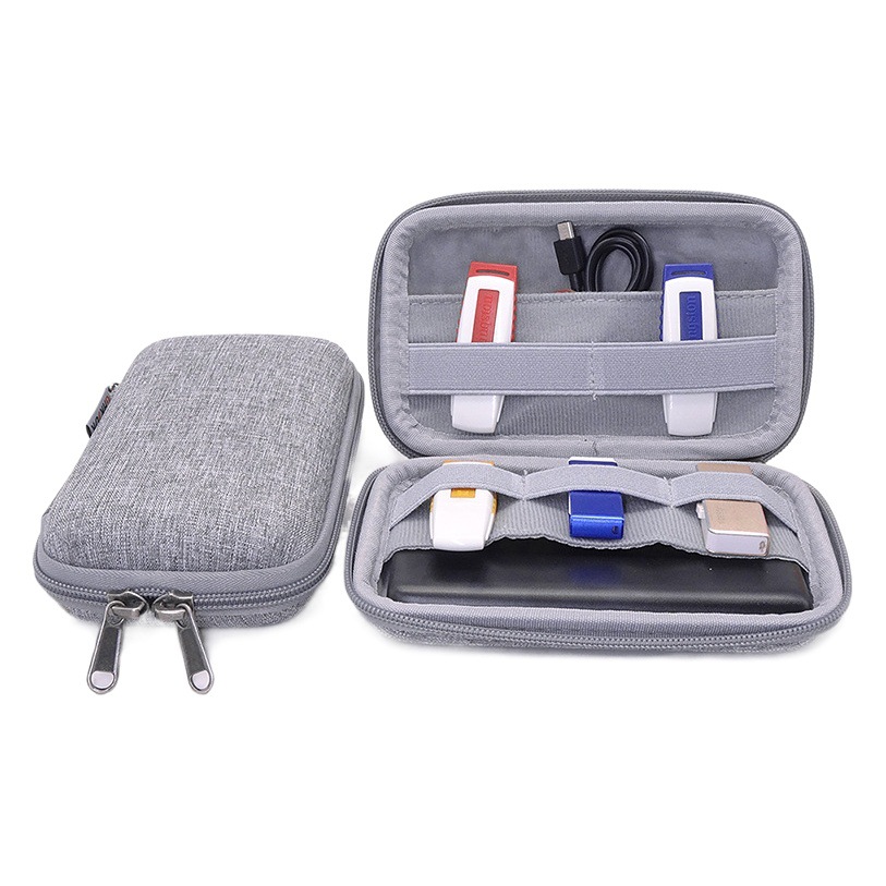 Spot EVA Hard Shell Headset Data Cable Storage Bag Digital Storage Bag Portable U Disk U Shield Mobile Phone Protection Box