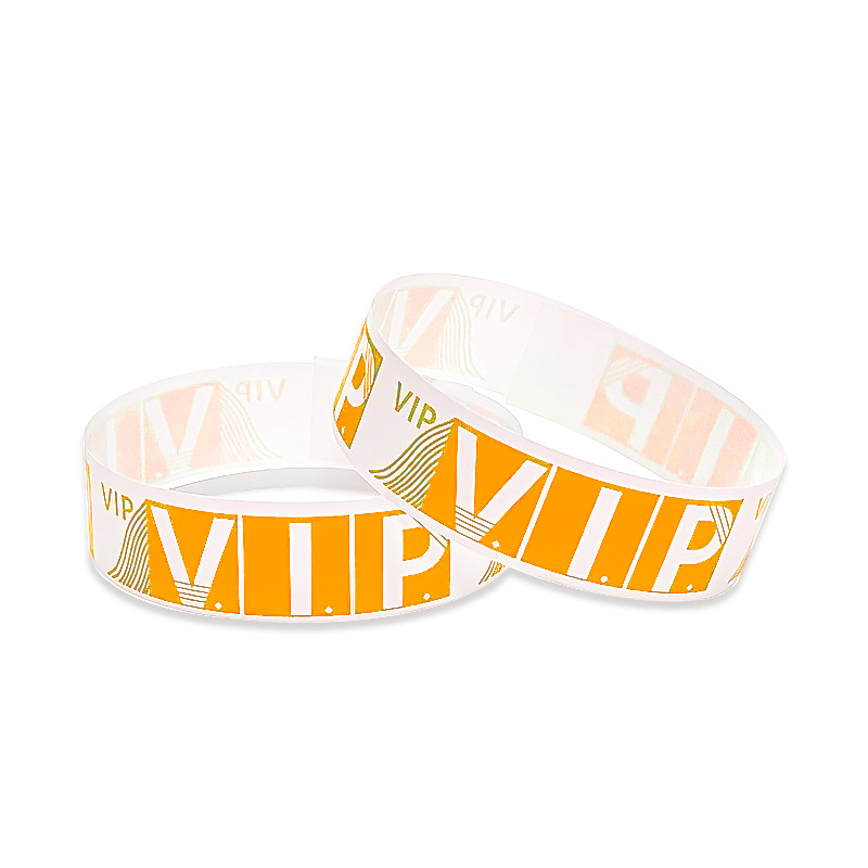 Picture of In stock disposable bracelet playground children's paradise color identification band PP synthetic paper outdoor waterproof wrist strap