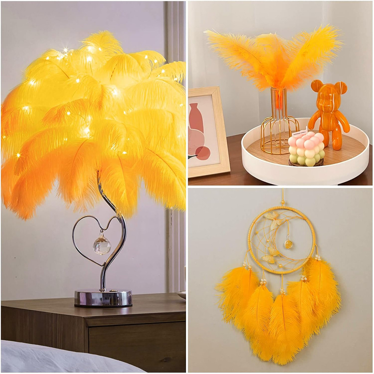 Picture of 20-25cm Ostrich Feathers Wholesale Manufacturer in Stock Wedding Decoration Feathers DIY Crafts Stage Costumes Ostrich Feathers