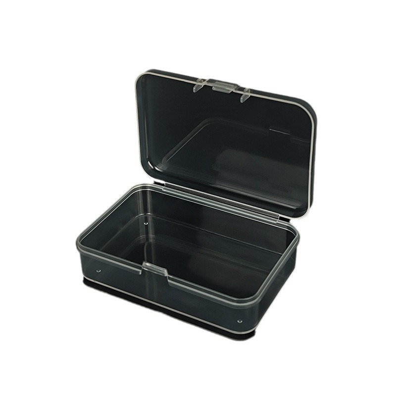 Picture of 7.5 rectangular box square plastic transparent storage box PP small parts tool organizing storage empty box stationery box