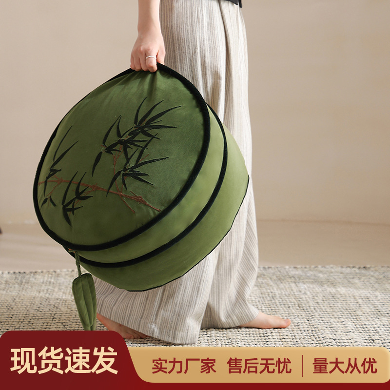 New Chinese Living Room Futon Advanced Bamboo Embroidered Futon Bay Window Balcony Tatami Sitting Futon Cushion Not Collapsing