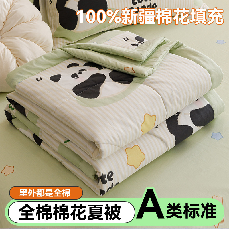 Picture of Class A cotton printed cotton summer quilt cotton washable air conditioner quilt Xinjiang cotton quilt core single double gift quilt