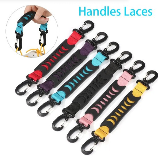 Picture of 6 color roller skates portable handle Amazon roller skates carry strap ski shoes portable strap shopping webbing handle