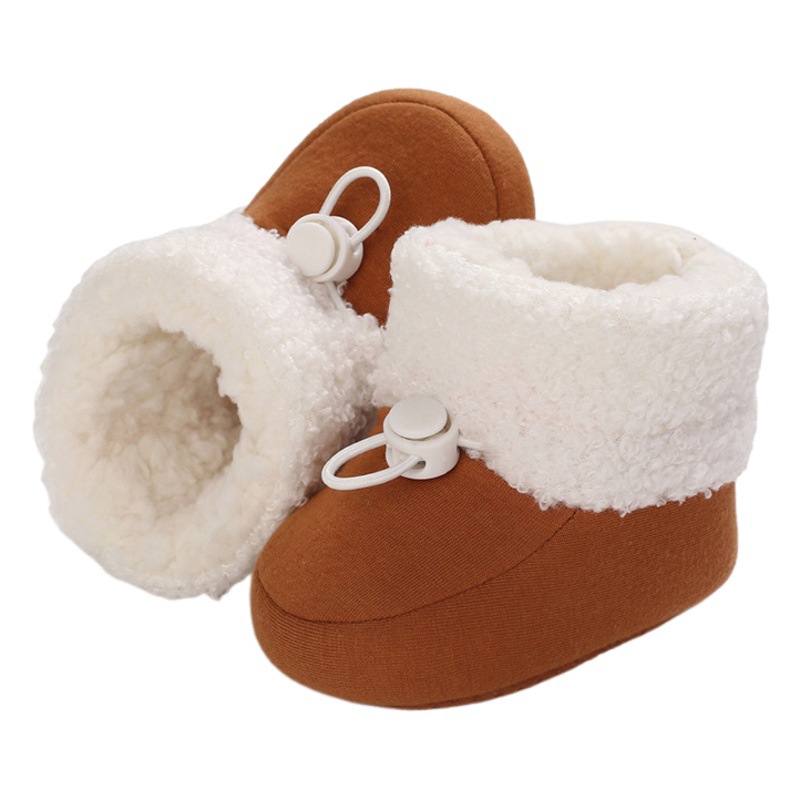 Winter Baby Cotton Shoes 0-1 Years Old Soft-Soled Baby Snow Boots for Men and Women