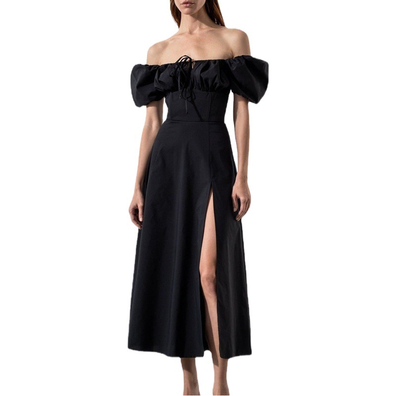 Boho Bucolic Fres-H Girl Dress Summer Puff Sleeve Lace-Up Waist Pastoral Literary Women's Dress