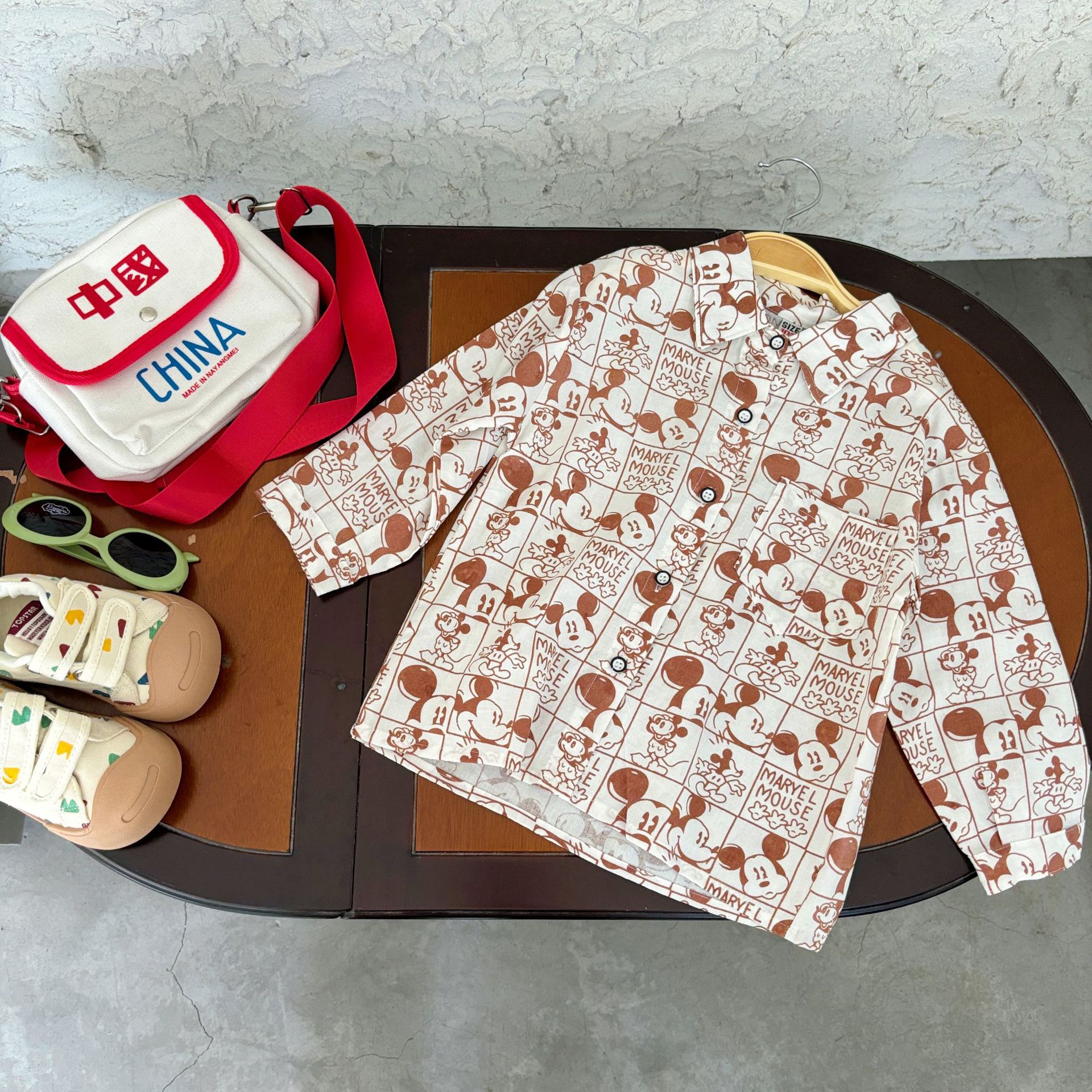 Picture of Autumn Kidsren's Long-Sleeved Shirts, Comfortable New Products for Boys and Girls, Brother and Sister Clothes, Cotton Cute Cartoon Casual Shirts, Trendy
