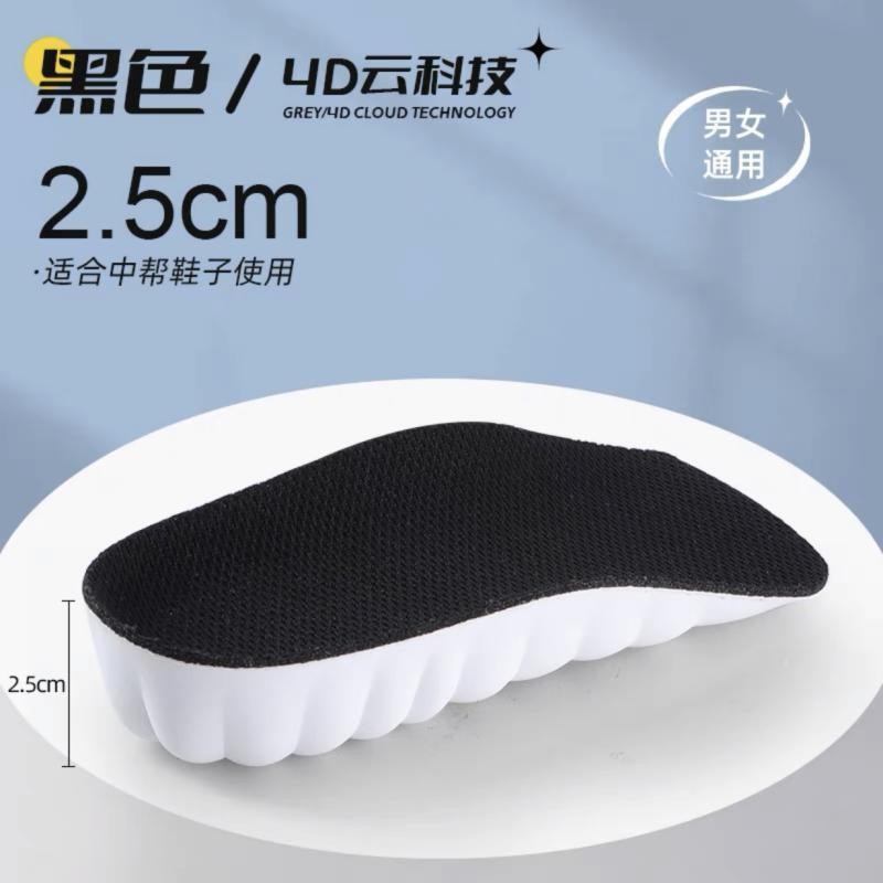 Picture of Inner heightening insole half pad eva breathable comfortable invisible heightening pad heel shock absorption can be cut wholesale distribution