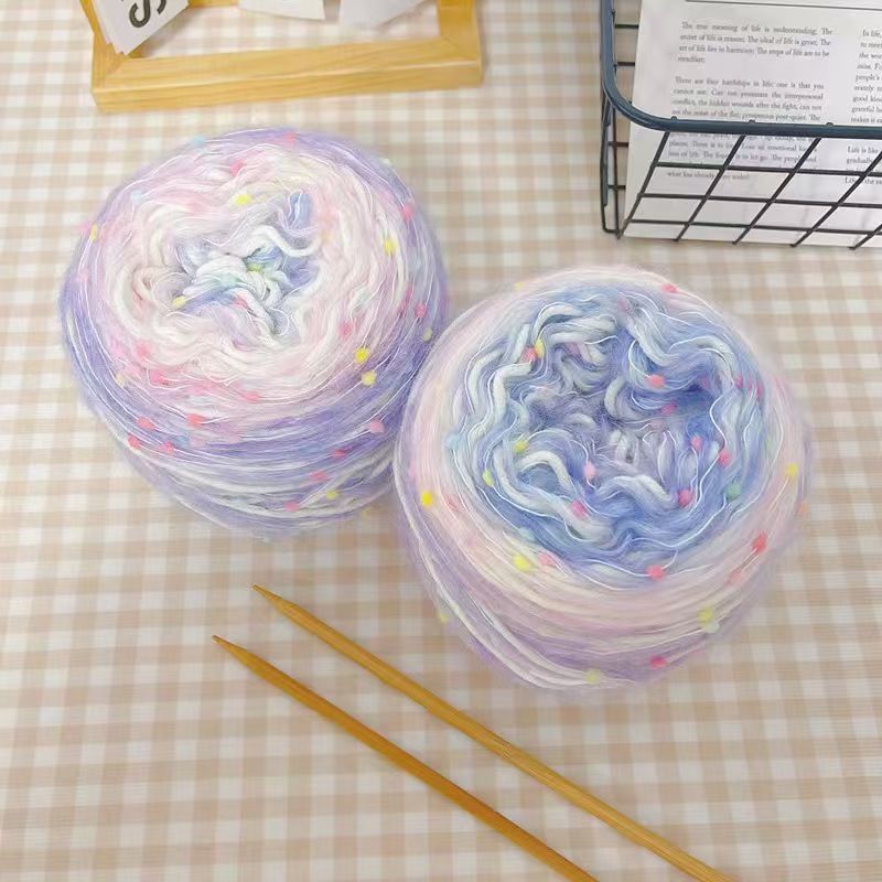 Trendy DIY Hand-Knitted Scarf Yarn Kit for Girlfriend, Best Friend, or Couple