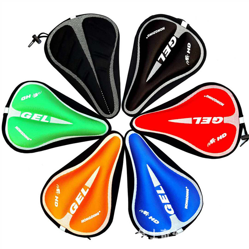 Bicycle Silicone Cushion Cover 3D Thickened Mountain Bike Riding Seat Cover Saddle