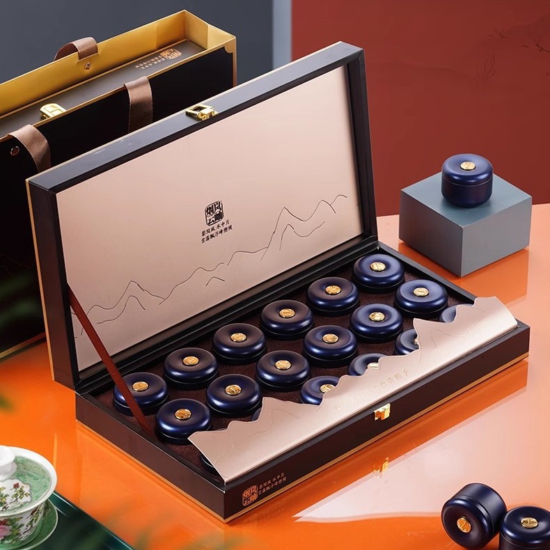 Qinghai Black Wolfberry Gift Box with Keys, Tea Packaging, Empty Box, Yunnan Ancient Tree Tea, Ningxia Red Wolfberry, American Ginseng