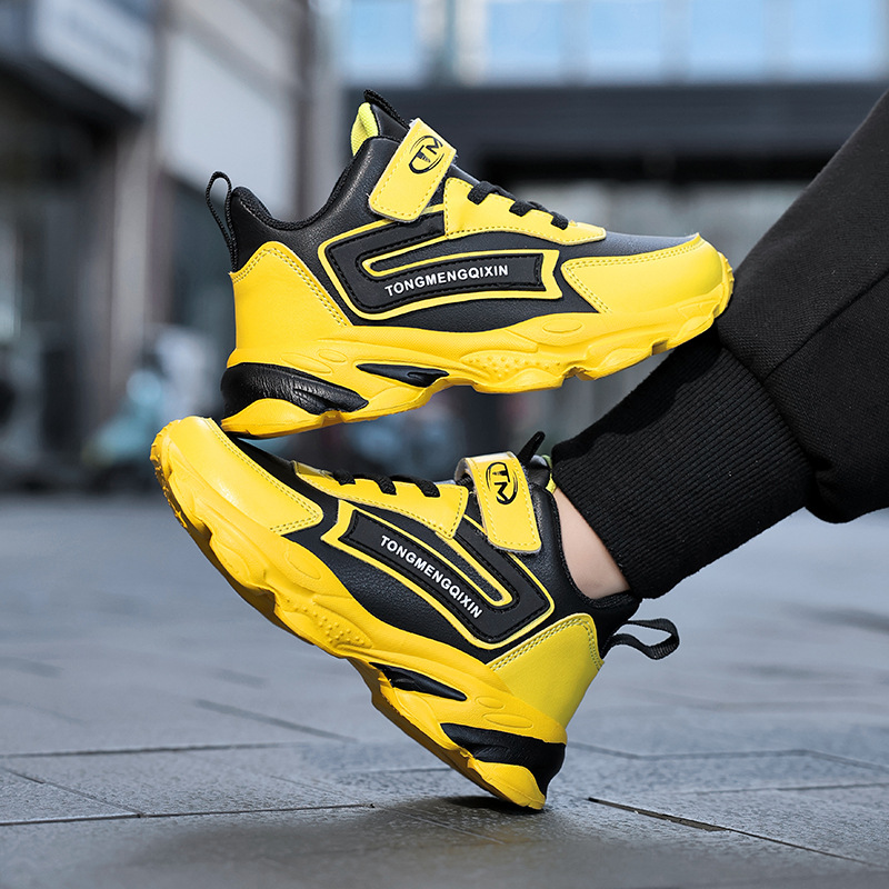 Boys' New Basketball Shoes, Fashionable Sports Shoes, 25 Years of Spring & Fall Non-Slip Lightweight Shoes, Wear-Resistant Boys' Shoes Factory