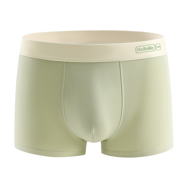Picture of Men's Underwear Pure Cotton Men's Boxer Underwear Men's Fashionable Boxer Shorts Thin Autumn and Winter Youth Underpants