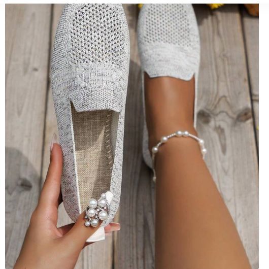 Cross-border 2023 Summer New European and American Foreign Trade plus size Round-toe Flat Shoes Women's Shallow Mouth Sports Casual Shoes for Women