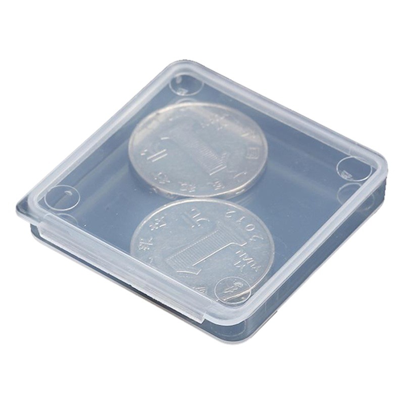 Square small box transparent plastic box chip box small parts box plastic box pp plastic box 4708