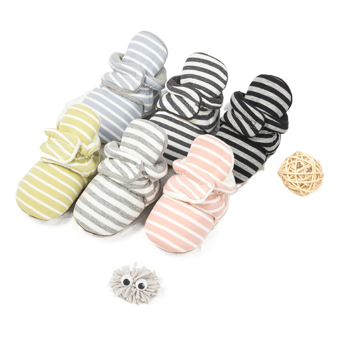 Cross-Border New Style 0-1 Year Old Baby New Baby Cotton Shoes Baby Non-Falling Shoes Toddler Shoes Baby Shoes Baby Shoe
