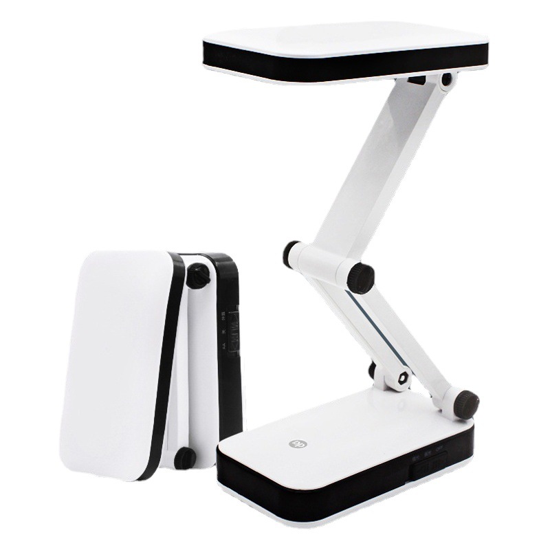 Dp Jiuliang 666D Rechargeable Desk Lamp Foldableing Eye Protection Led Desk Lamp Reading Student Learning Small Desk Lamp