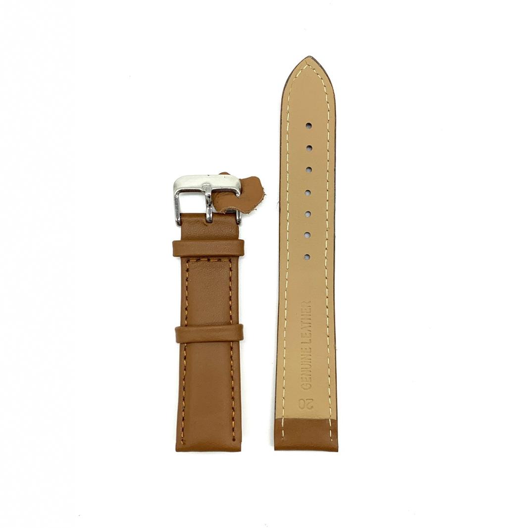 Picture of Watch Strap Genuine Leather Watch Strap Waterproof Steel Buckle Ready-Made Leather Watch Strap Solid Business Fashion