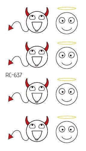 Picture of Ricklon Cross-border Waterproof Valentine's Day Tattoo Sticker Couple Confession Small Fresh Tattoo Sticker Wholesale Tattoo