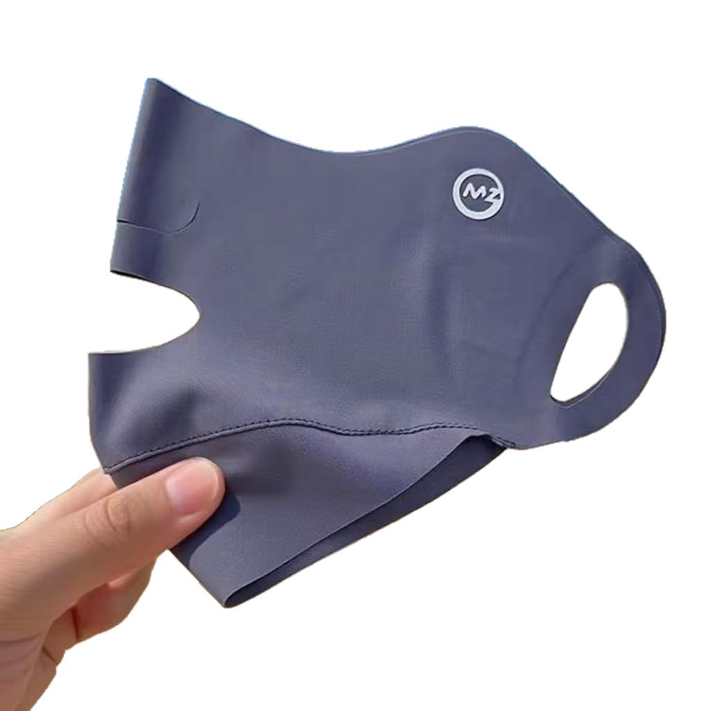 Picture of Outdoor Sports Sunshade and Sun Protection One-Piece Breathable Ice Silk Half-Face Mask Anti-Uv Mouth and Nose Mask for Women