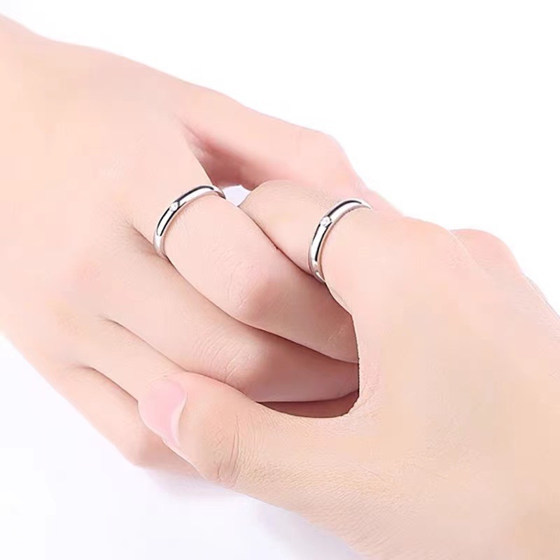 Picture of The new Thai silver to keep the end of the old ring simple ring ring ring ring couple live supply to send male girlfriend