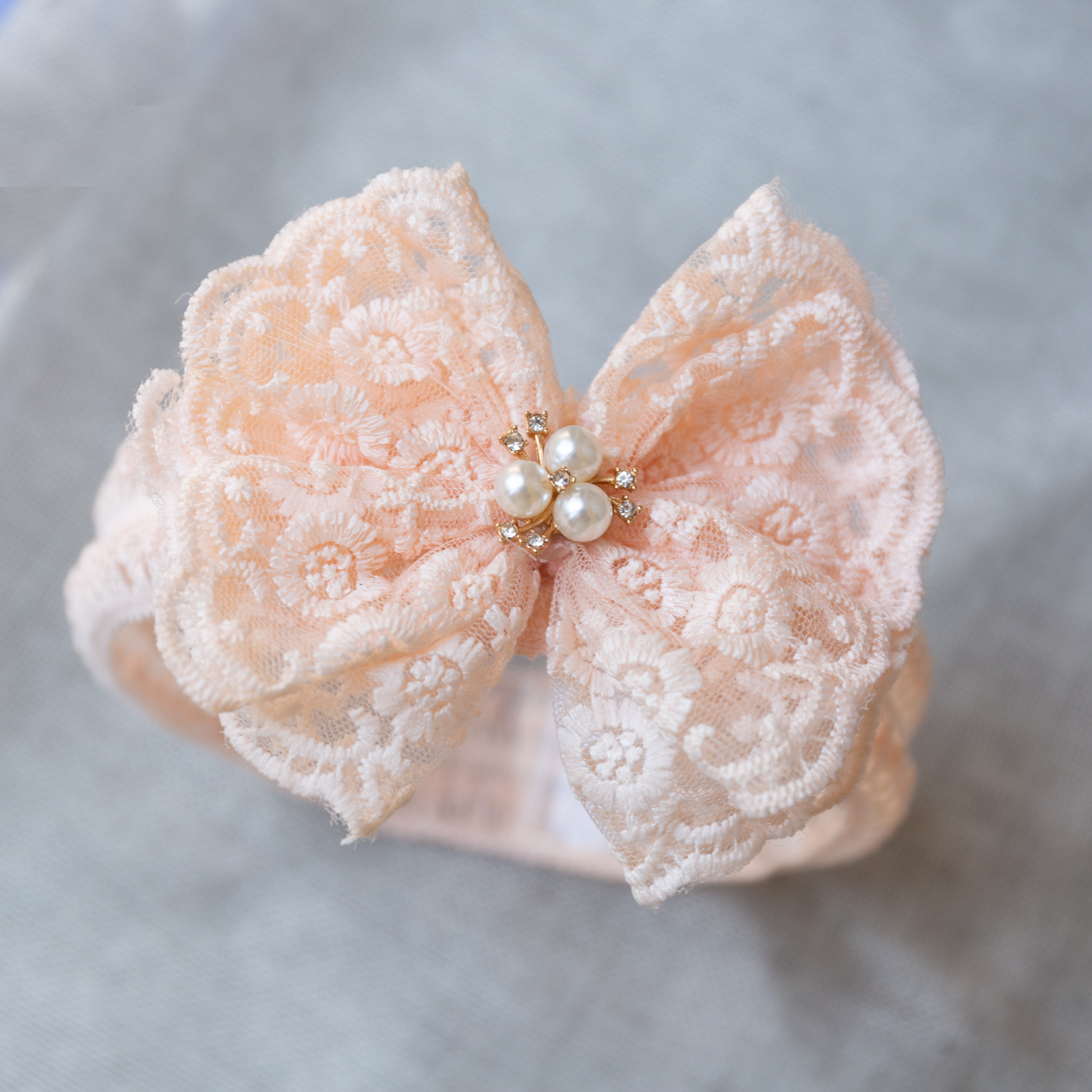 Baby lace hair band baby headdress baby girl hair band princess hair accessories bow