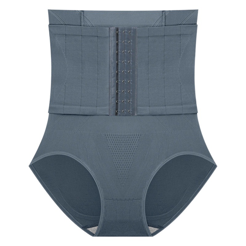 Postpartum hip lifting body shaping nine breasted belly shaping safety pants high waist belly contracting waist women's underwear