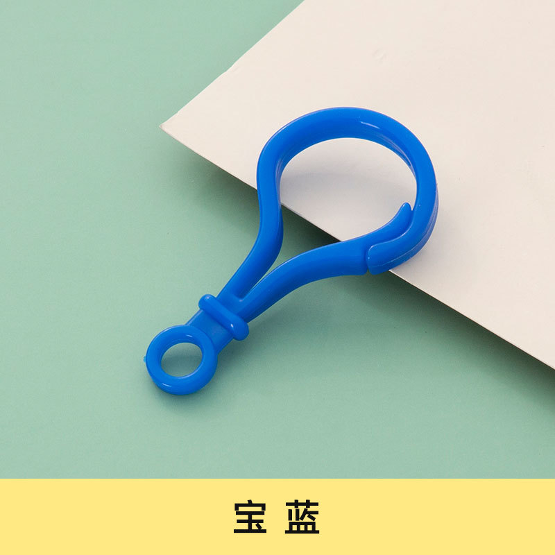 Picture of diy jewelry accessories color bulb button doll key chain plastic lobster buckle bag buckle acrylic hook buckle