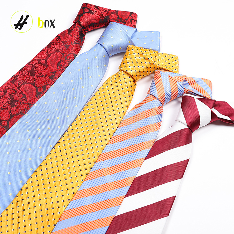 Picture of Manufacturers wholesale tie polyester jacquard tie men's casual formal wear professional business tie in stock supply