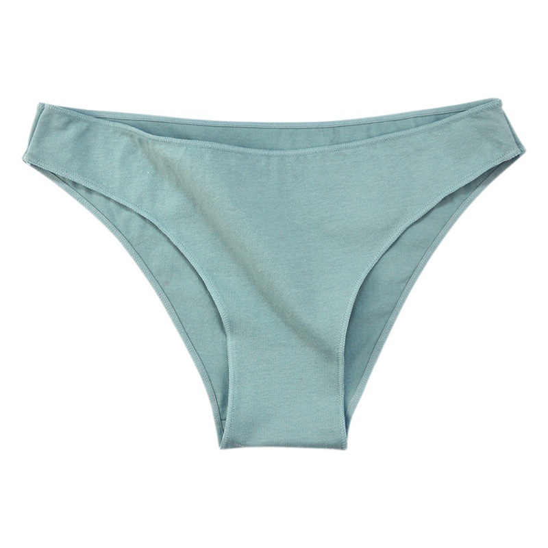 Factory Wholesale Underwear Women's Low-Waist Foreign Trade Hot Style Half-Covering Sexy Simple Underwear Summer Women's Thin