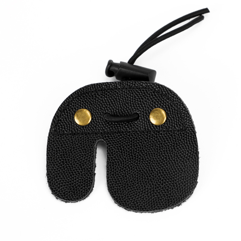 Picture of Z8 three-layer pockmark finger protection bow archery cowhide finger protection traditional leather finger protection outdoor shooting archery wholesale