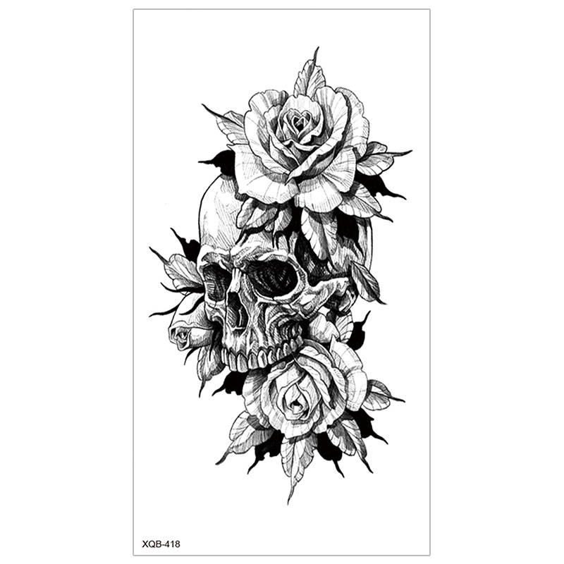Picture of New Half Arm Tattoo Stickers Cross-border Amazon Hot Selling Set Dark European and American Realistic Waterproof Tattoo Stickers Wholesale
