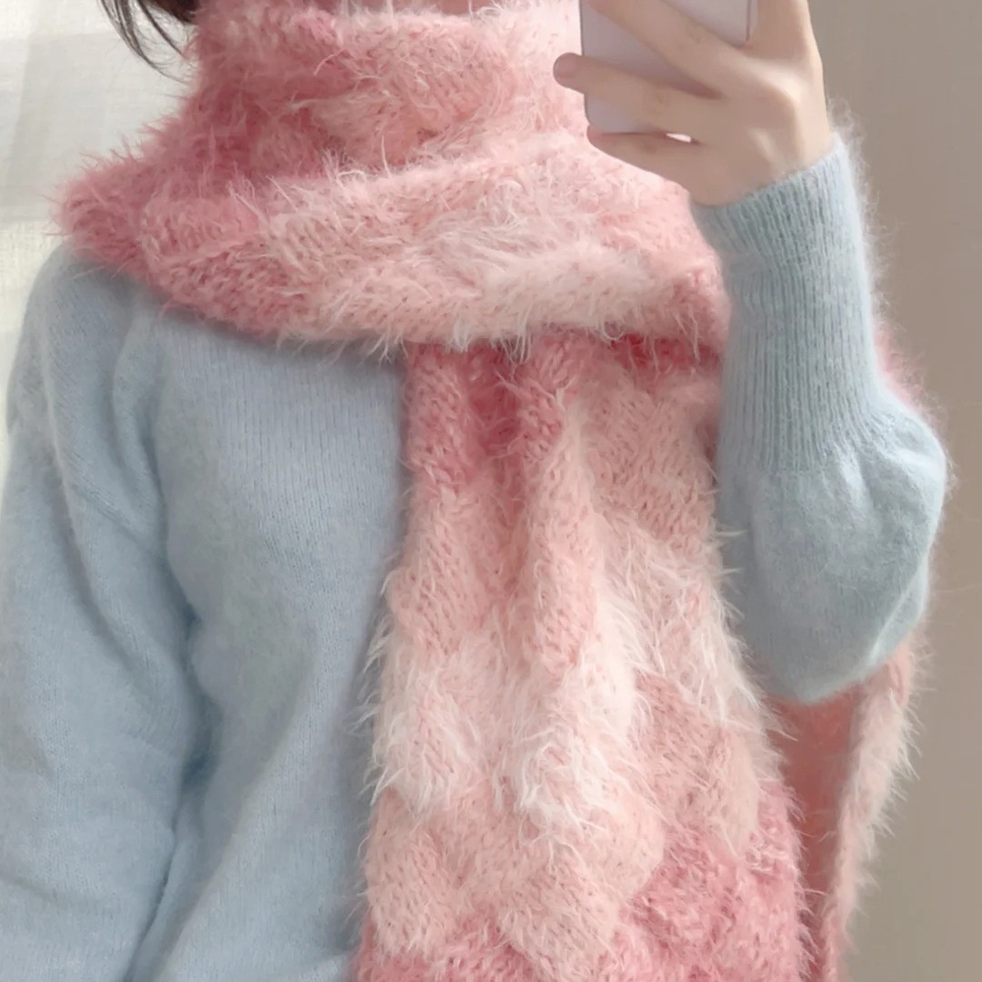 Picture of scarf, wool, handmade, diy, material, bag, knitting, crochet, hand-knitted, gifts, magic balls, passing the time, hooks