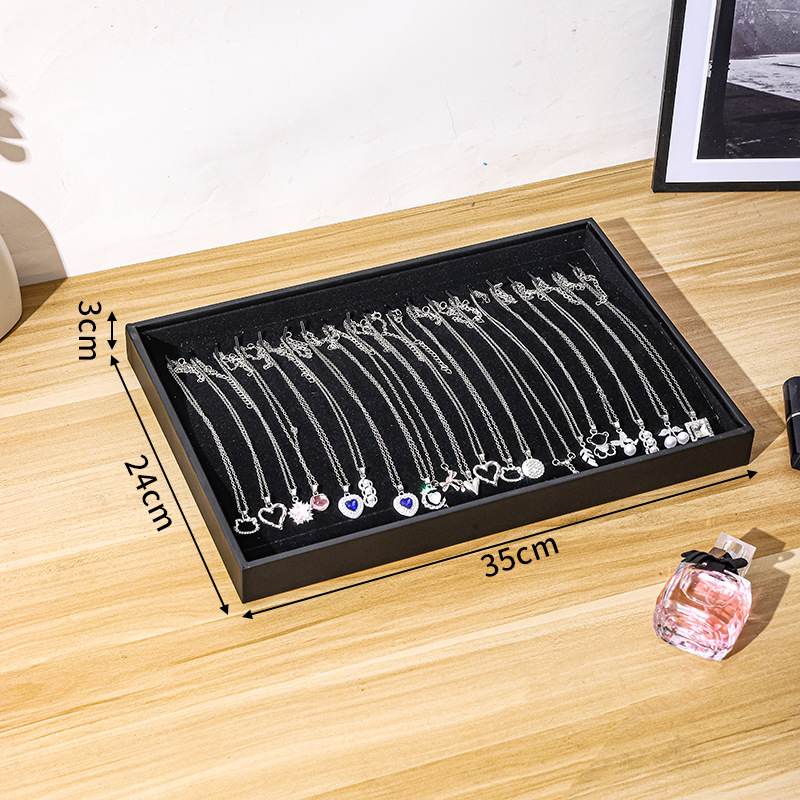 Picture of Jewelry Display Tray Advanced Necklace Rack Ring Handstring Box Bracelet Earrings Stall Bracelet Jewelry Jewelry Disc