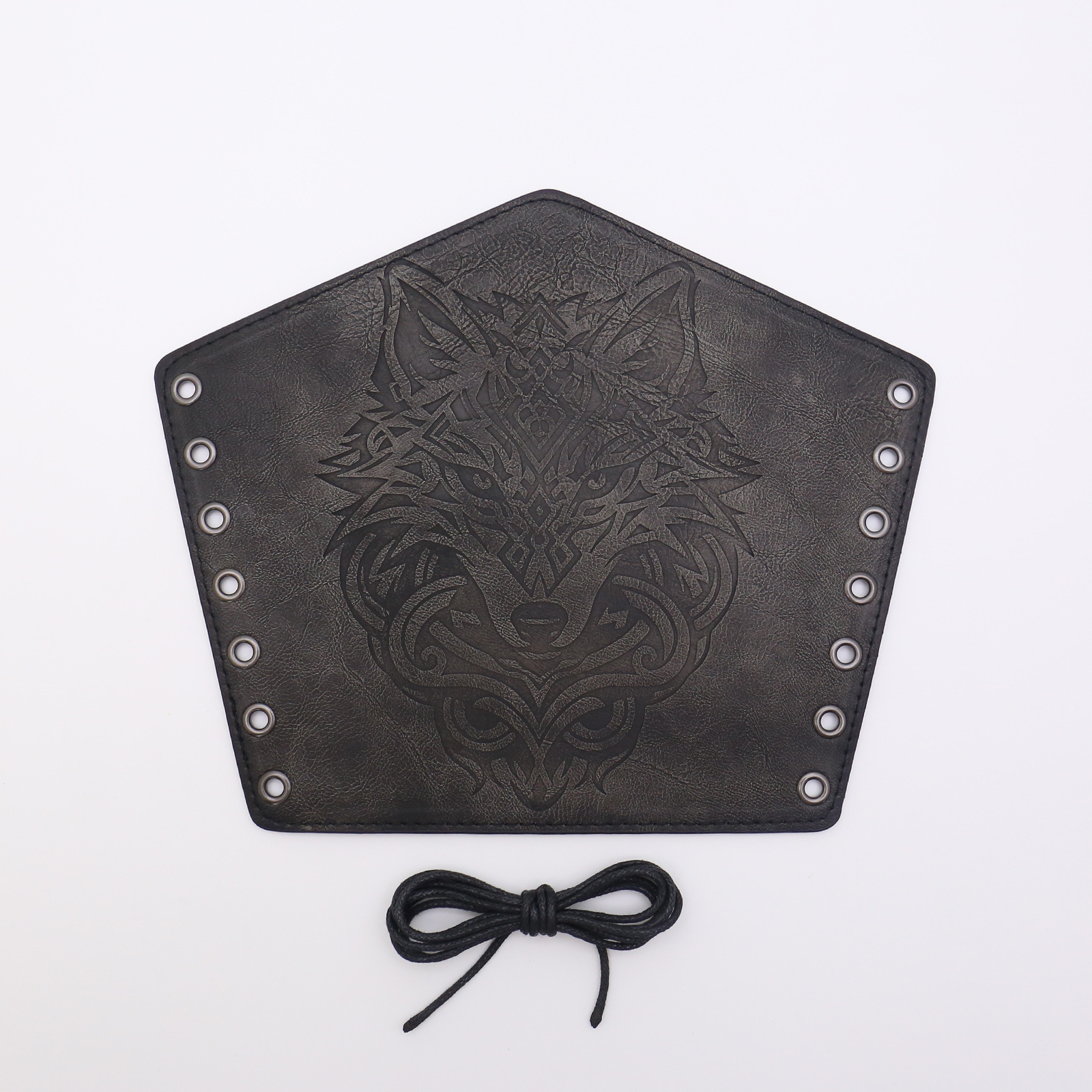 Picture of Cross-border Medieval Men's Leather Bracer Retro Punk Hand Guard Carnival cosplay Costume Accessories Arm Guard