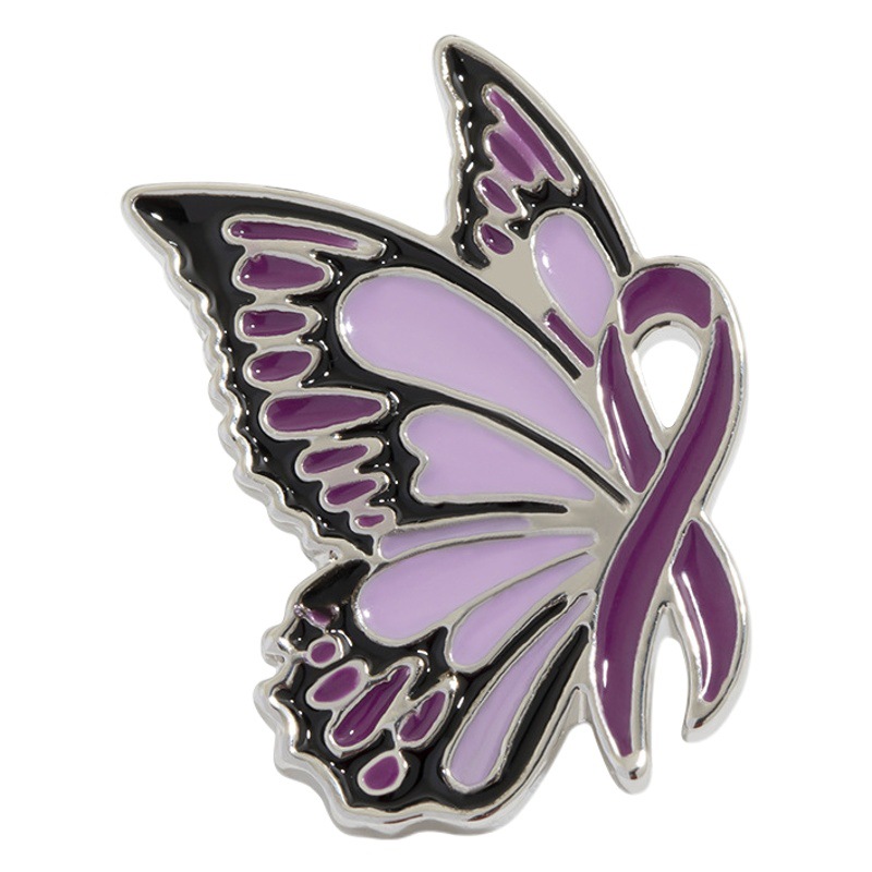 Japanese and Korean Harajuku Style Brooch Cartoon Insect Butterfly Brooch Cute Alloy Oil Dropping Badge Student Butterfly Badge