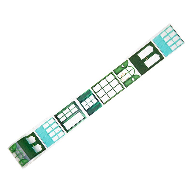 Yan Ji frosted PET tape passed by your window series Hand account material decorative collage base stickers 6