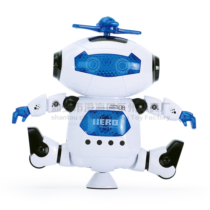 Picture of Space dancing robot electric with music light dazzle dance projection children's toy rotating intelligent robot
