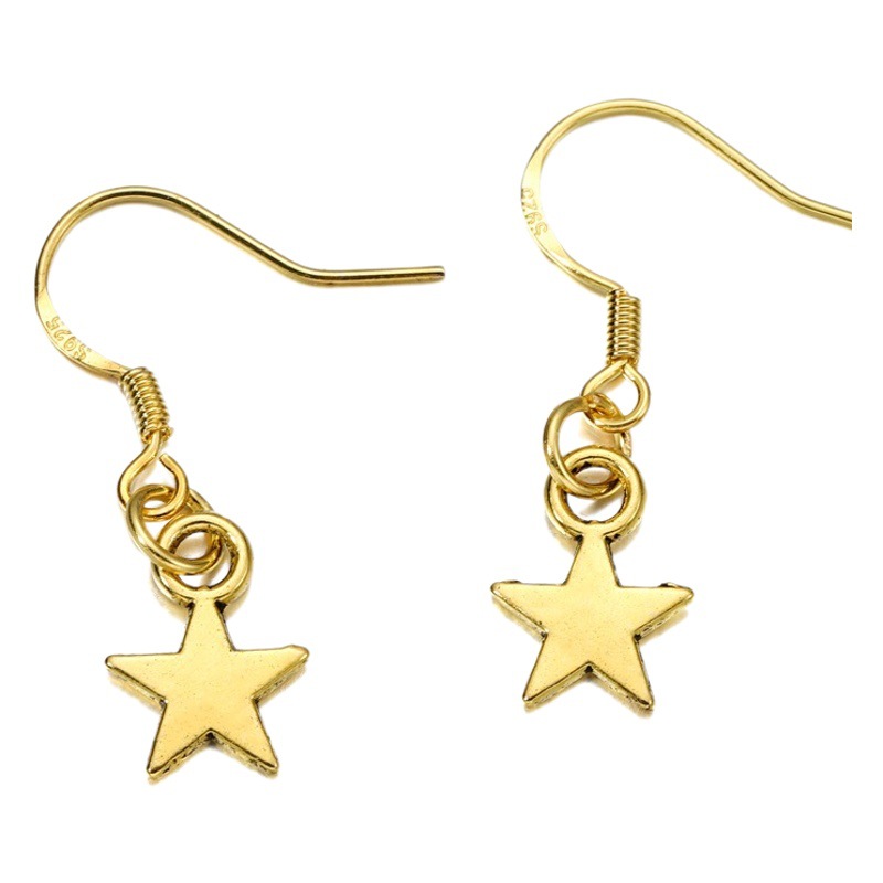 Picture of DIY handmade jewelry accessories alloy star pendant 100pcs homemade necklace key ring pendant manufacturers wholesale