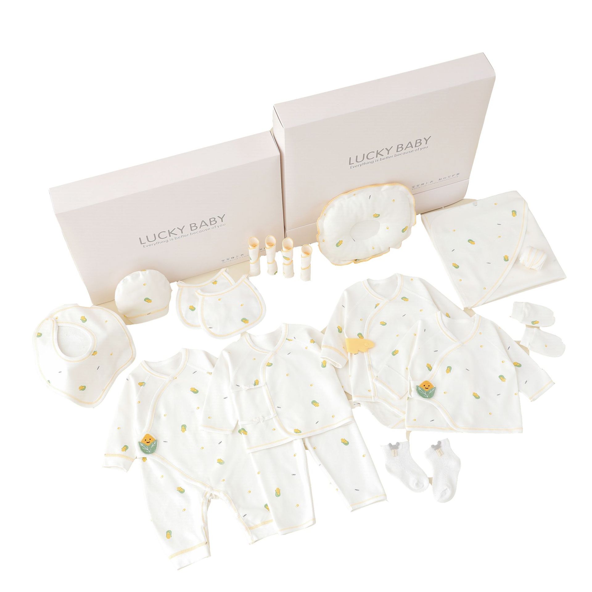 Picture of Baby clothes autumn and winter newborn gift box newborn suit newborn baby full moon meet gift supplies