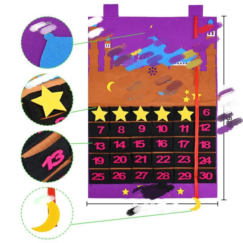 Amazon Cross-Border Bestseller Countdown Calendar Christmas Advent Calendar Kindergarten Reward Plan Holiday Decoration Creativity
