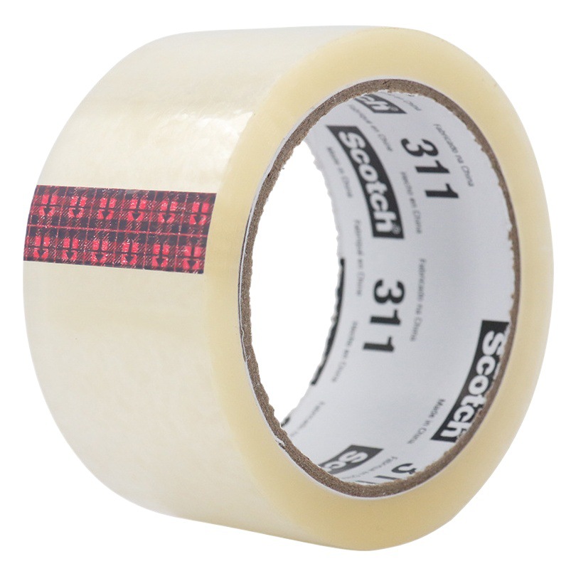 3M Scotch Sealing Tape 311# Transparent Tape Strong, Tough, Thick, Tacky, Strong Express Carton Packing Tape