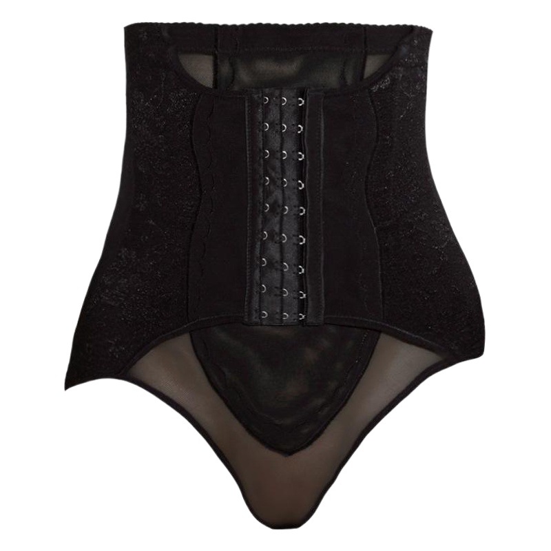 Front Three-breasted Buckle Body Waist Pants Body-shaping Nine-breasted Triangle Body-shaping Pants High Waist Hip-lifting Abdominal Pants for Women