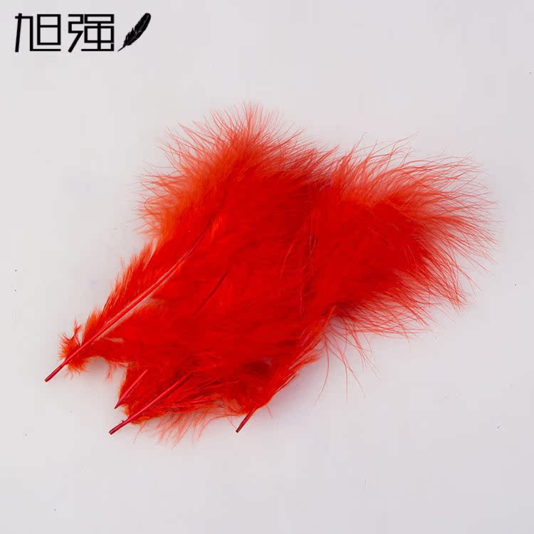 Picture of turkey feather amazon feather diy material dream catcher accessories color small feather fluffy full fleece quilt