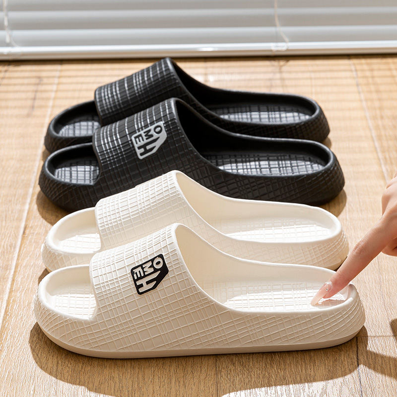 Sandals and Slippers for Women Summer Couple Living Home Indoor Bathroom Bathing Non-Slip Feeling Slip Wearing Sandals for Men in Summer
