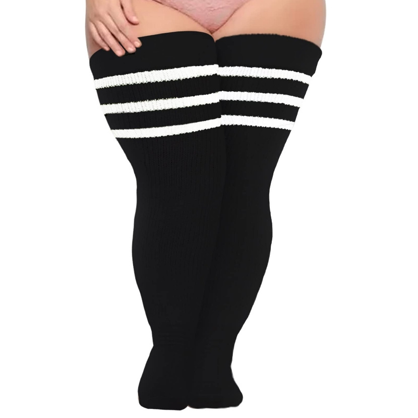 Plus Size Women's Thigh Socks Thick Thigh Comfortable Long Knee Socks Role Playing Pole Dance Yoga Leg Warming Boots Socks