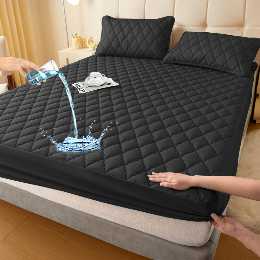 Picture of African Europe North America Japan Asia Temu Export Amazon Cross-Border Waterproof Fitted Sheet Urine Barrier Mattress Protector